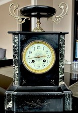 Pendule Garniture De Cheminée Napoléon III Horloger Charvet