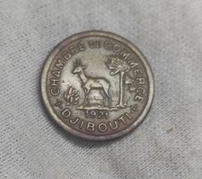 Rare Djibouti pièce de 50