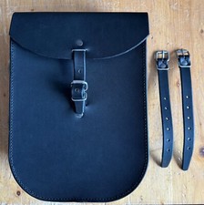 BMW, NSU, DKW, ZÜNDAPP, Sacoche, Sac Pour Moto, Cuir Naturel, Noir