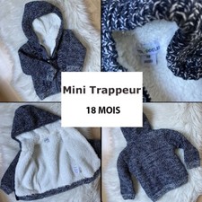 Veste en maille doublée à