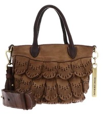CATERINA LUCCHI sac à main Sorrento Dafne Shopping Bag S Cognac