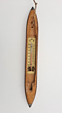 Navette de tisserand en bois avec thermomètre Vermeulen