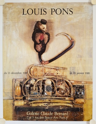 Affiche louis pons 1988 - affiche,