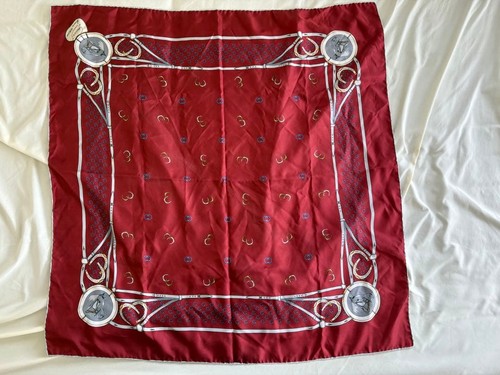 écharpe soie rouge gucci - rouge,