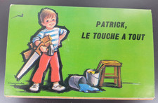 PETIT LIVRE ANIMÉ ENFANT ANCIEN  "PATRICK LE TOUCHE A TOUT "  1971  PANORAMA