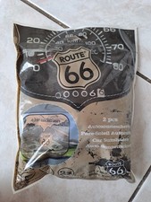ROUTE 66  - 2 écrans soleil latéraux standard 36 x 44  - pare soleil voiture