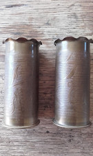 Petite paire douilles obus