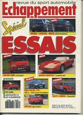 ECHAPPEMENT n°262 08/1990 MERCEDES 190 16V BMW M3 FIESTA TURBO CORVETTE ELAN