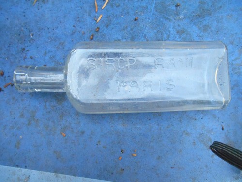 Verre petite bouteille - verre,