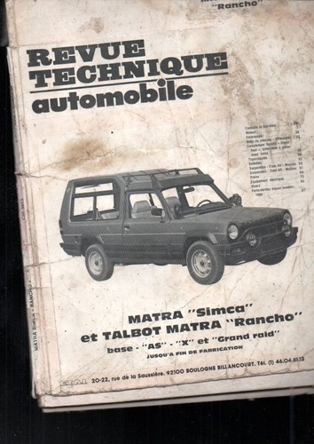 Revue technique rta - technique,