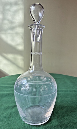 Ancienne carafe cristal - carafe, en