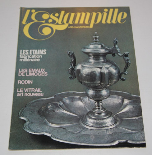 Revue art estampille - l'estampille, 95