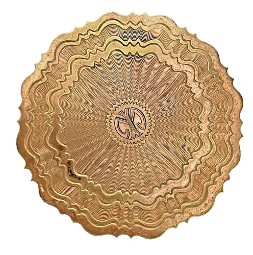 Poudrier ancien art - poudrier, déco