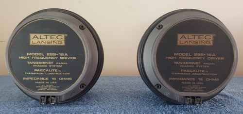 Pair altec 299 16a midrange - altec,