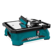 VONROC Coupe-carreaux 650W Ø180mm – Réservoir d’eau et table inox