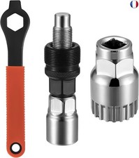 Extracteur de Manivelle de Pédalier de Vélo, Outil Réparation de Vélo Démonte Pé