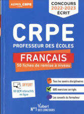 CRPE - Professeur des écoles - Français - 50 fiches de remise à niveau