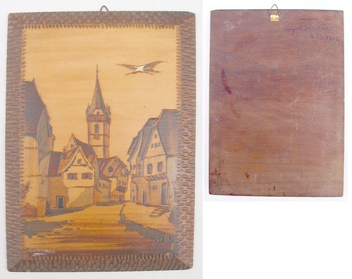 Tableau obernai alsace - -,