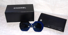 CHANEL SUPERBE LUNETTES DE SOLEIL RONDE / OCTOGONALE MODELE RARE EDITION LIMITÈ