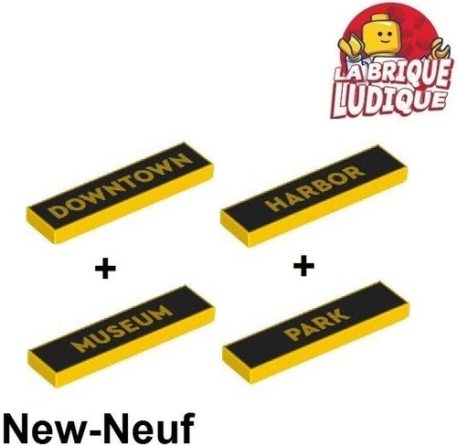 Lego lot tile decorated - 4,