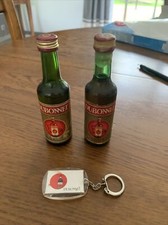 Lot Vintage Ancien Mignonnettes Dubonnet Avec Porte Cle Epicerie Aperitif Bar