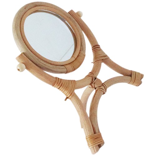Miroir bureau en rotin - bureau,