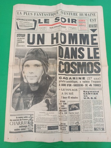 Soir vieux journal gagarine - le,