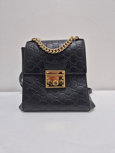 Gucci padlock black - gucci, backpack