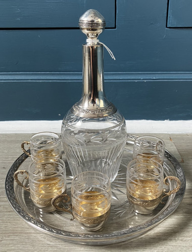 Ancien service liqueur - service,