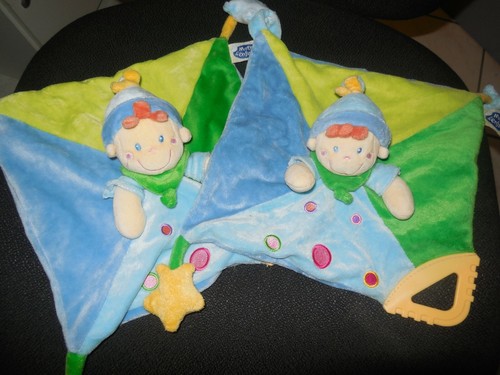 Lot doudou plat bonhomme - doudou,