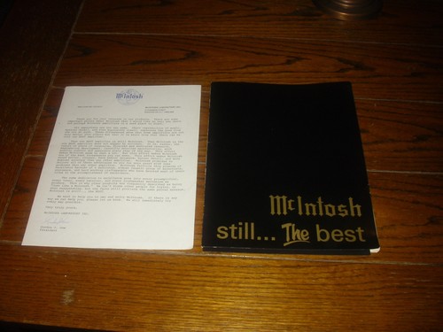 Mcintosh catalog still the - mcintosh,
