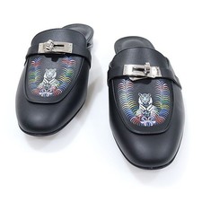 Hermes Mule femme en cuir de