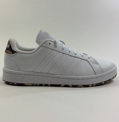 Adidas grand court white - court, green