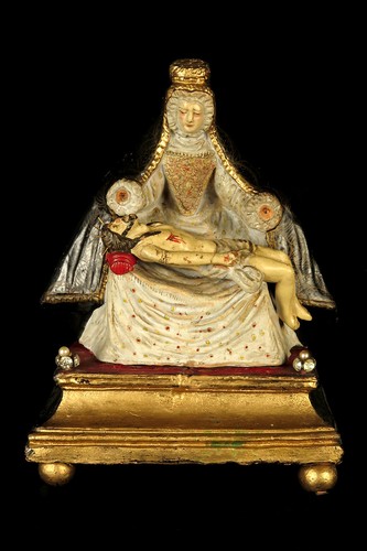 Ancienne sculpture terre - sculpture, en