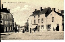 (S-43318) FRANCE - 49 - CANDE CPA CAFE TABAC     ELINGUE ed.