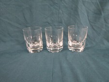 3 verres à whisky en cristal villeroy & boch