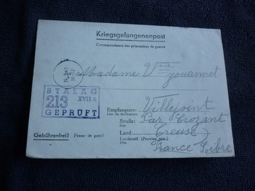 Carte prisonnier - 23,