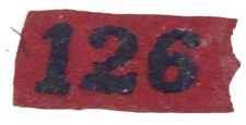 Patte de col 126ème Régiment