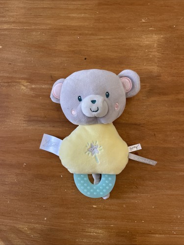 Doudou peluche hochet ours - hochet,