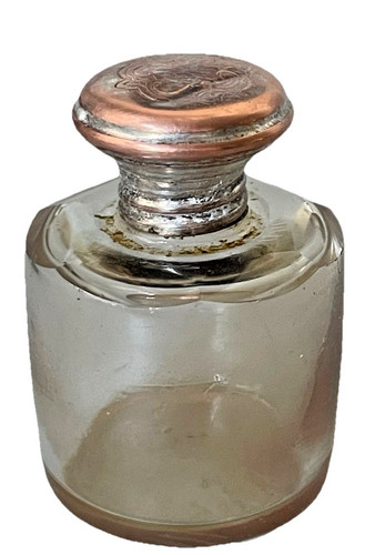 Ancien encrier verre - en,
