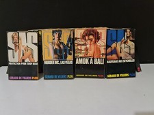 Lot de 27 romans "S. A. S." par Gérard de Villiers - Années 60, 70, 80 et 90