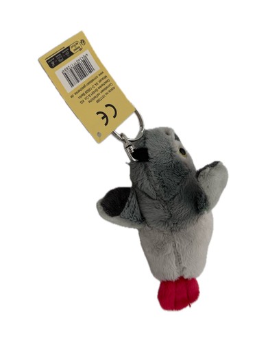 Peluche gris perroquet - peluche,