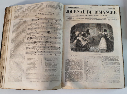 Lot reliures le journal - 3, :