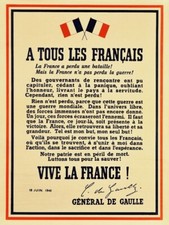 APPEL 18 JUIN 1940 DE GAULLE