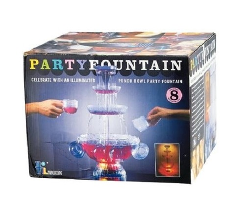 Deluxe lighted party fountain