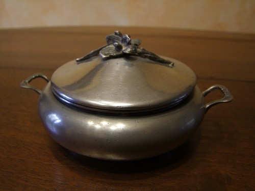 Sucrier bonbonniere etain - bonbonniere, en