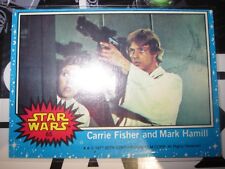 STAR WARS VINTAGE CARD TOPPS CARRIE FISHER MARK HAMILL 61 977 SERIE 1 POSTER SET