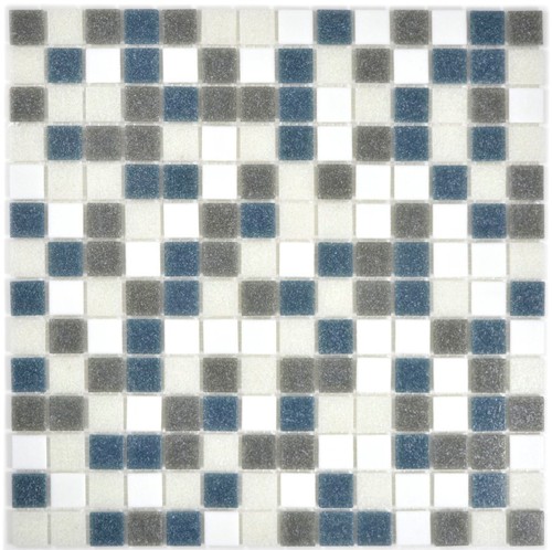 Mosaïque carreau verre blanc