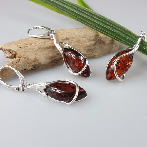 Ensemble ambre marron - ambre,