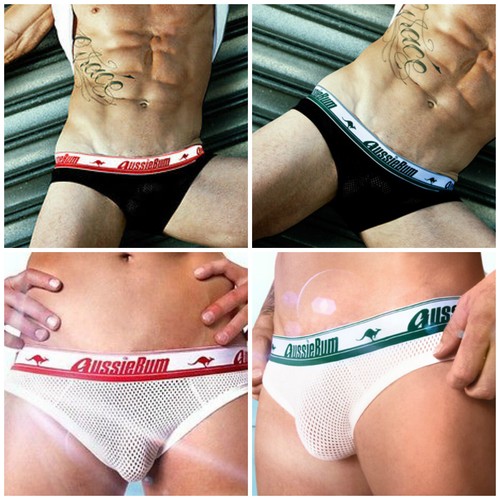 Aussiebum uncesored mesh brief - aussiebum,